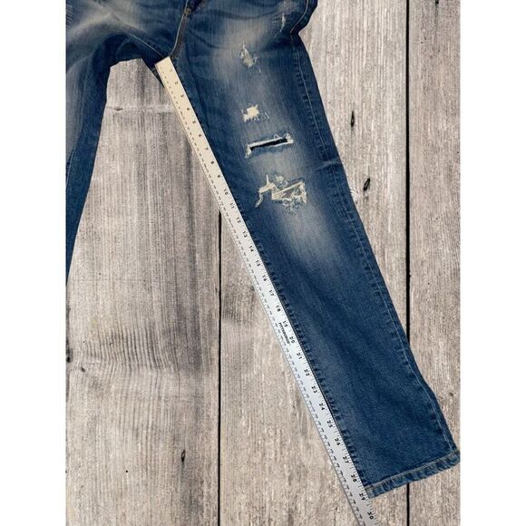 Hallhuber Distressed Denim Jeans Womens Size 32x29.5 - Picture 6 of 8